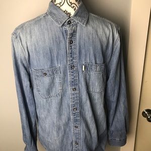 Toms denim button up